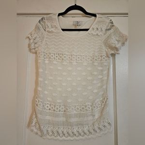 Crochet Front Top Size XS